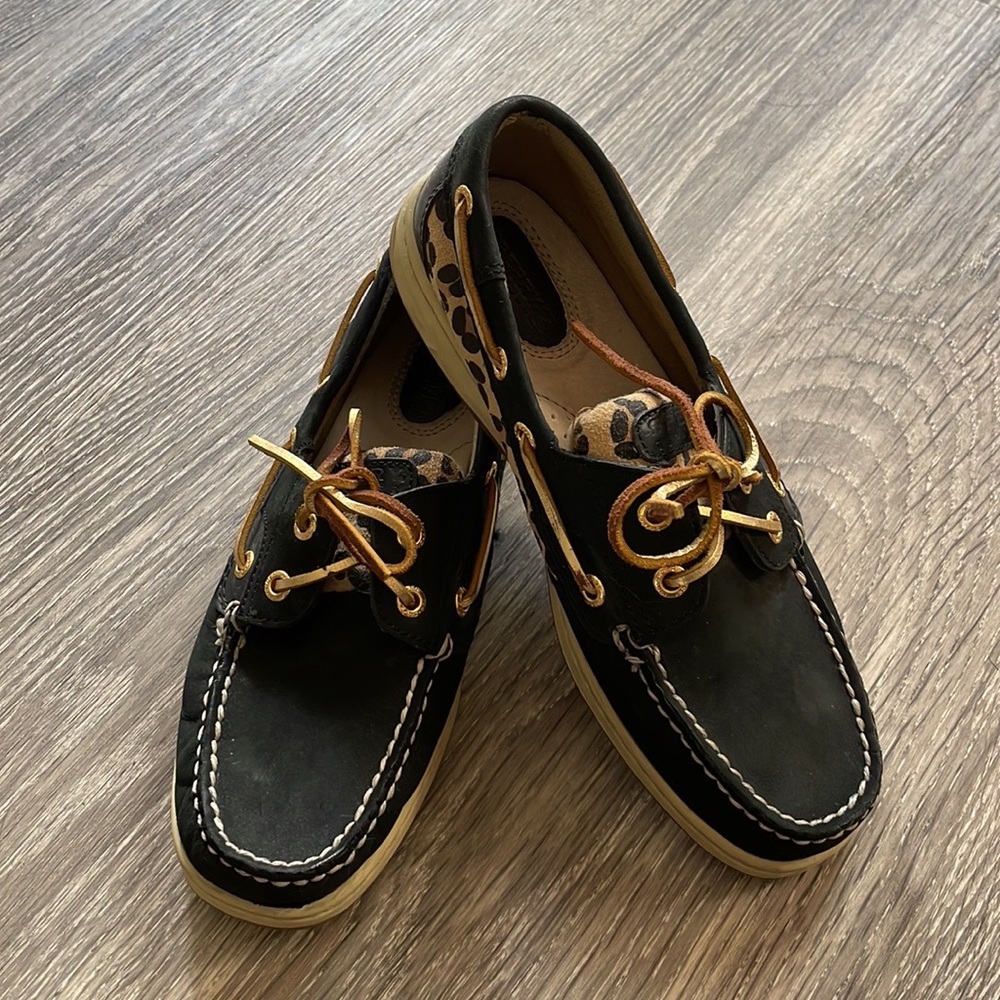 Leopard Sperry Top-sider Loafers